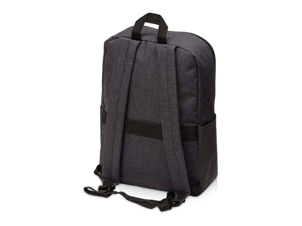 Рюкзак Merit со светоотражающей полосой и отделением для ноутбука 15.6'', темно-серый/серый - фото 2 - id-p215149605
