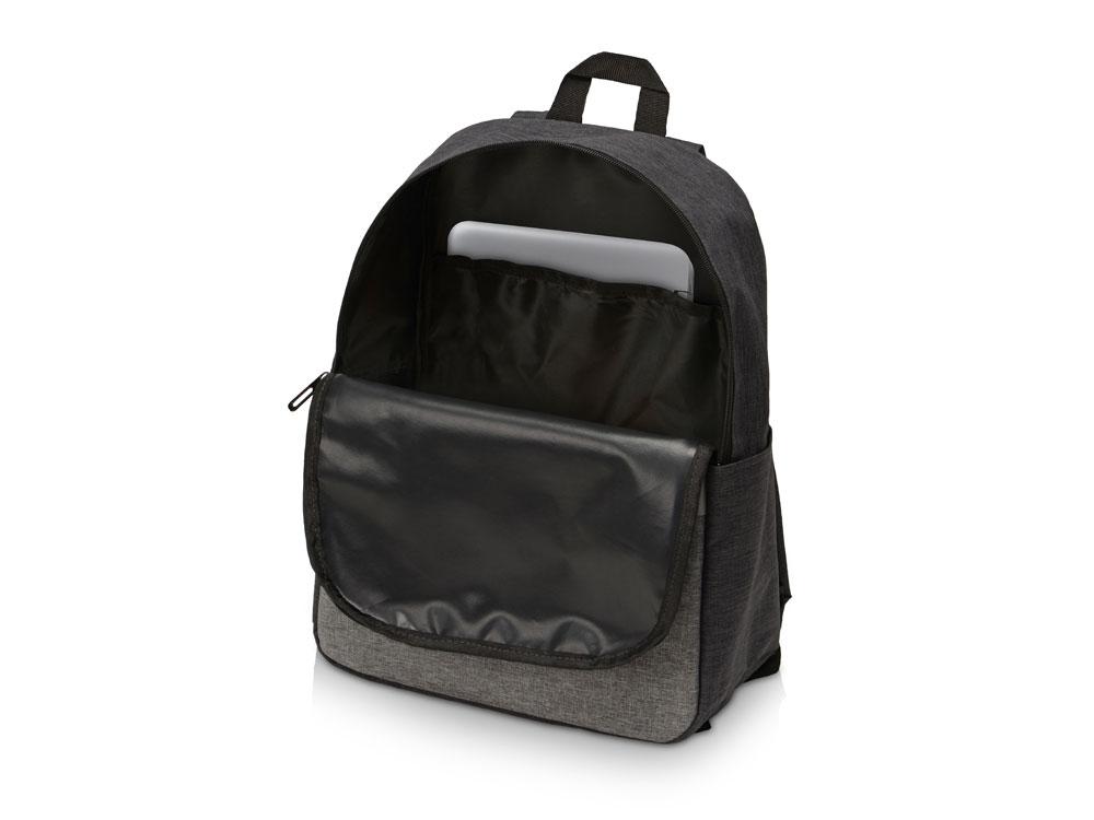 Рюкзак Merit со светоотражающей полосой и отделением для ноутбука 15.6'', темно-серый/серый - фото 3 - id-p215149605