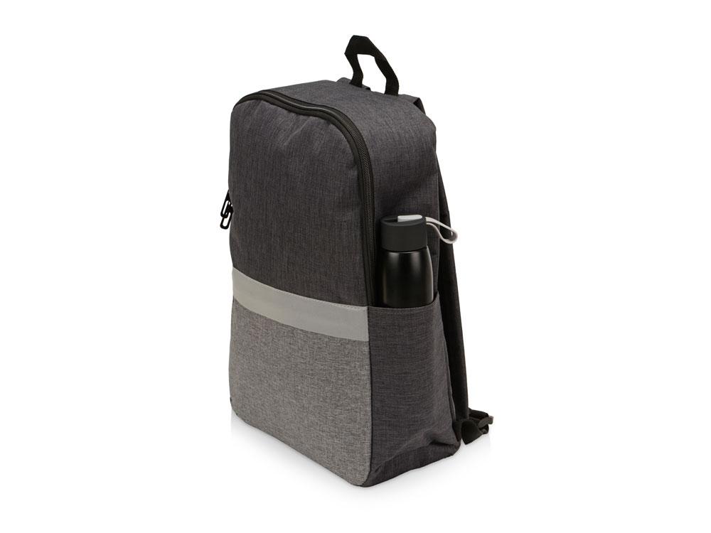 Рюкзак Merit со светоотражающей полосой и отделением для ноутбука 15.6'', темно-серый/серый - фото 6 - id-p215149605