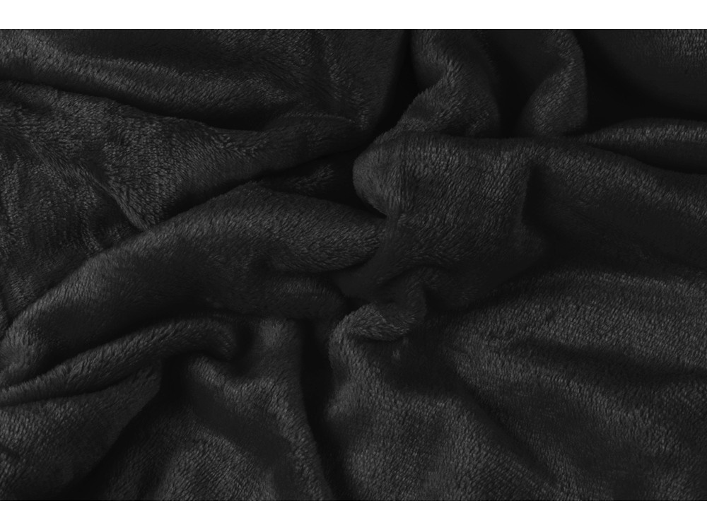 Плед мягкий флисовый Fancy, черный - фото 2 - id-p215147666