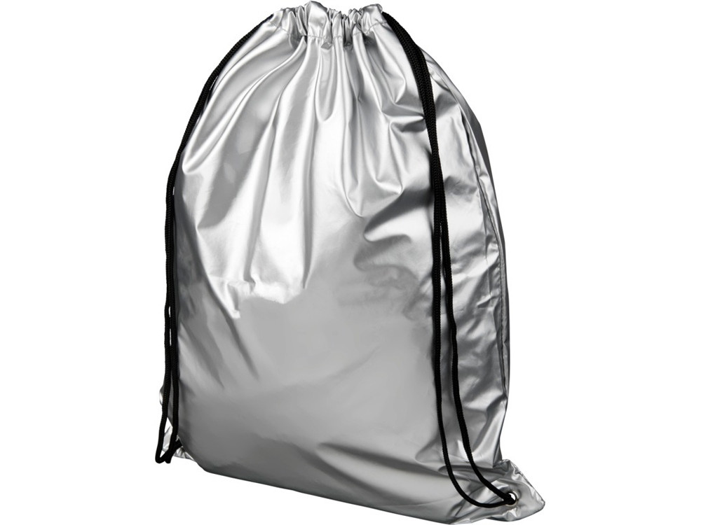 Блестящий рюкзак со шнурком Oriole, серебристый - фото 1 - id-p215148627