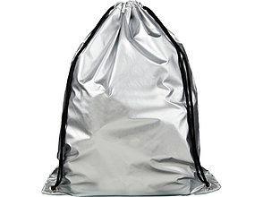 Блестящий рюкзак со шнурком Oriole, серебристый, фото 2