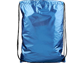 Блестящий рюкзак со шнурком Oriole, светло-синий, фото 2