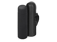 Термос Ямал Soft Touch с чехлом, 500мл, черный