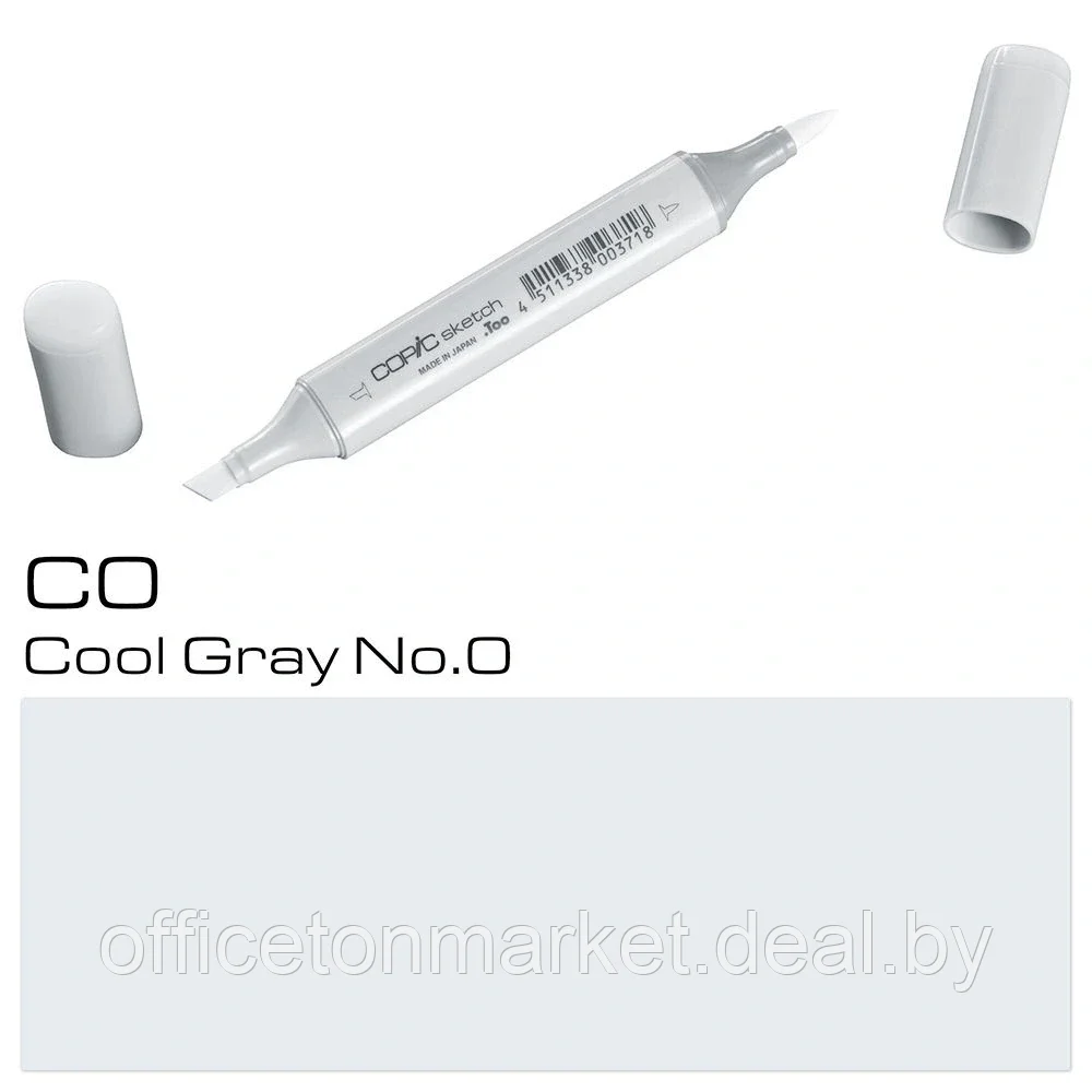 Маркер перманентный "Copic Sketch", C-0 холодный серый №0 - фото 1 - id-p137130528