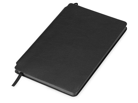 Блокнот Notepeno 130x205 мм с тонированными линованными страницами, черный, фото 2