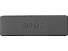Портативная колонка Bar со стереодинамиками soft touch, серый, фото 2