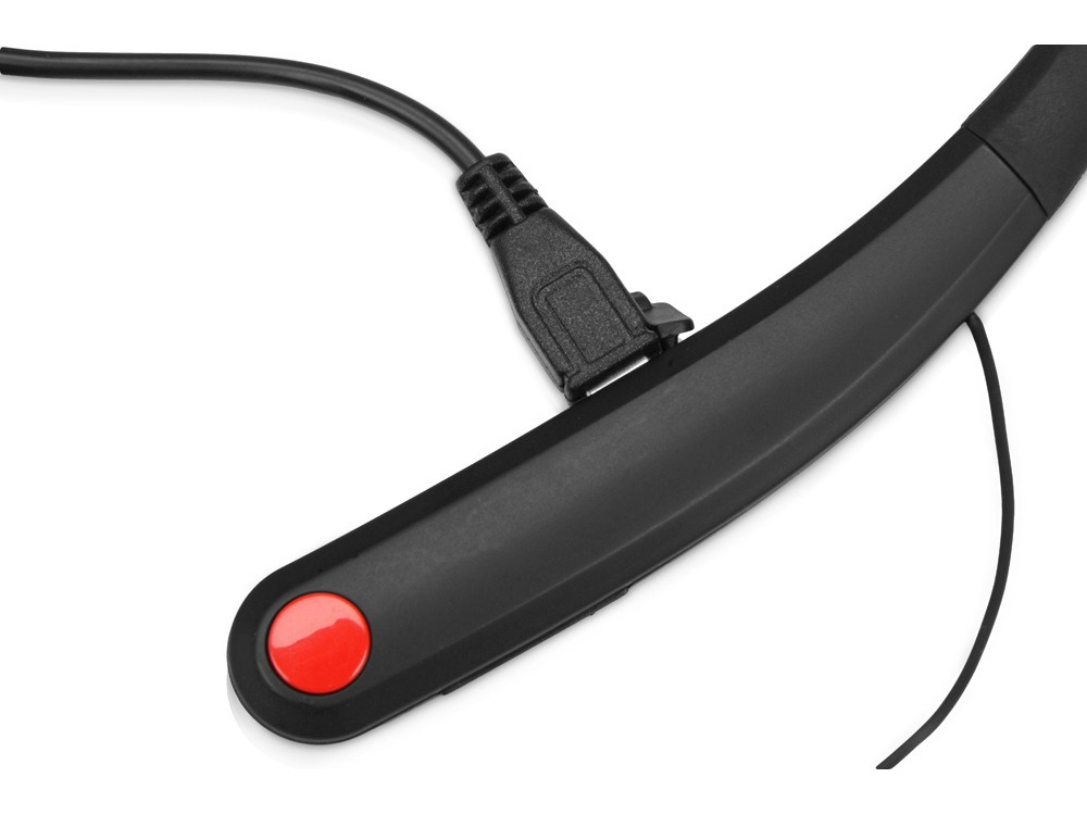 Беспроводные наушники с микрофоном Soundway, черный/красный - фото 2 - id-p215146750