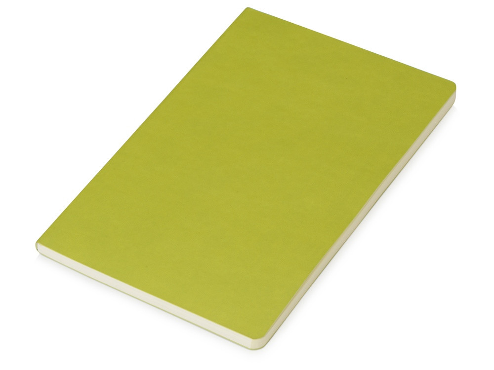 Блокнот Wispy линованный в мягкой обложке, зеленое-яблоко - фото 1 - id-p215146754