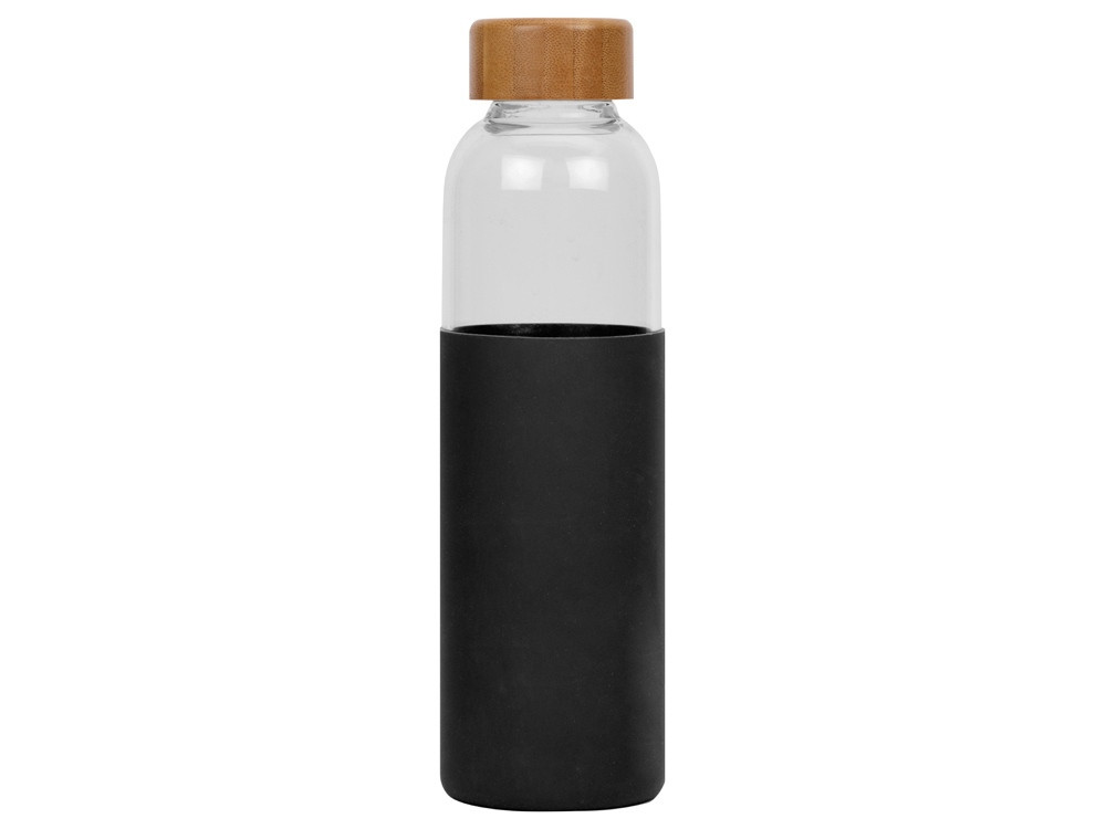 Бутылка для воды стеклянная Refine, в чехле, 550 мл, черный - фото 3 - id-p215148702