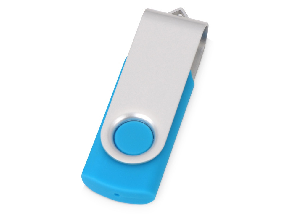 Флеш-карта USB 2.0 8 Gb Квебек, голубой - фото 1 - id-p215145818