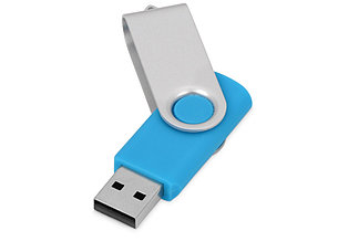 Флеш-карта USB 2.0 16 Gb Квебек, голубой, фото 2