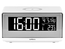 Часы с беспроводным зарядным устройством Rombica Timebox 2, белый, фото 2