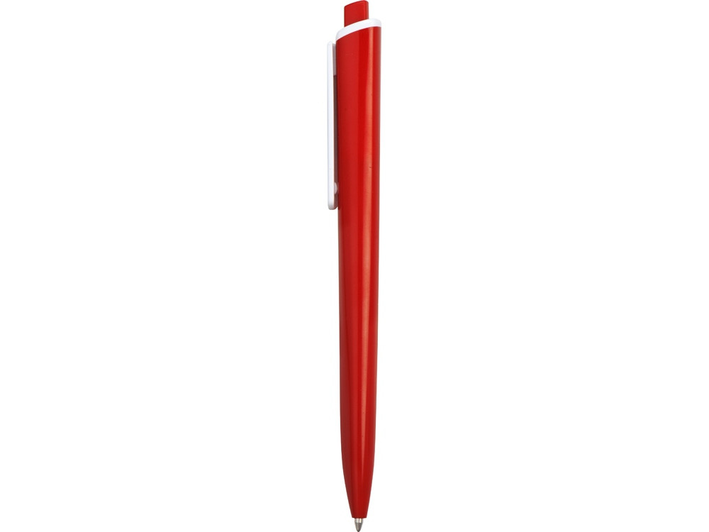 Ручка пластиковая трехгранная шариковая Lateen, красный/белый - фото 4 - id-p215146793