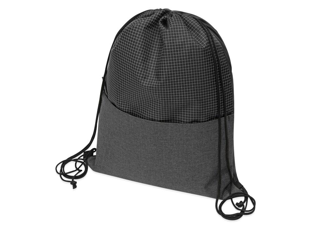 Рюкзак-мешок Reflex со светоотражающим эффектом, серый - фото 1 - id-p215149713