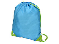 Рюкзак- мешок Clobber, голубой/зеленое яблоко