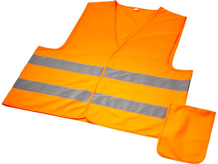 Защитный жилет Watch-out в чехле, неоново-оранжевый, фото 2