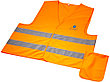Защитный жилет Watch-out в чехле, неоново-оранжевый, фото 3