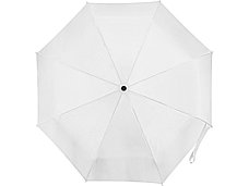 Зонт Alex трехсекционный автоматический 21,5, белый, фото 3