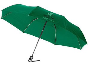 Зонт Alex трехсекционный автоматический 21,5, зеленый, фото 3