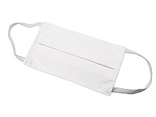 Маска для лица многоразовая из хлопка, белый, фото 3