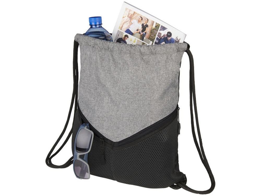 Спортивный рюкзак-мешок, серый/графит - фото 3 - id-p215146834