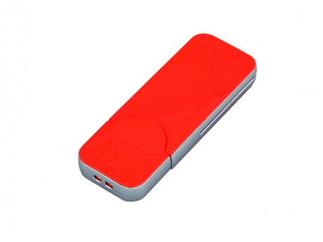 USB-флешка на 8 Гб в стиле I-phone, прямоугольнй формы, красный, фото 2