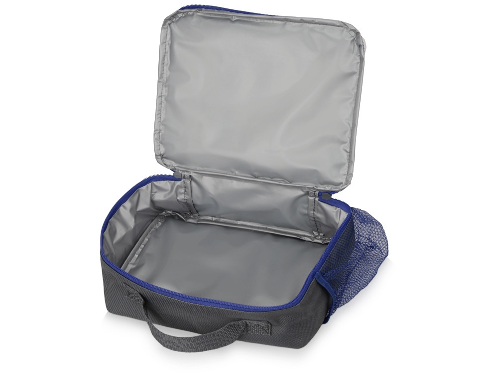 Изотермическая сумка-холодильник Breeze для ланч-бокса, серый/синий - фото 2 - id-p215145884