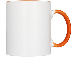 Цветная кружка Pix для сублимации, белый/оранжевый, фото 2