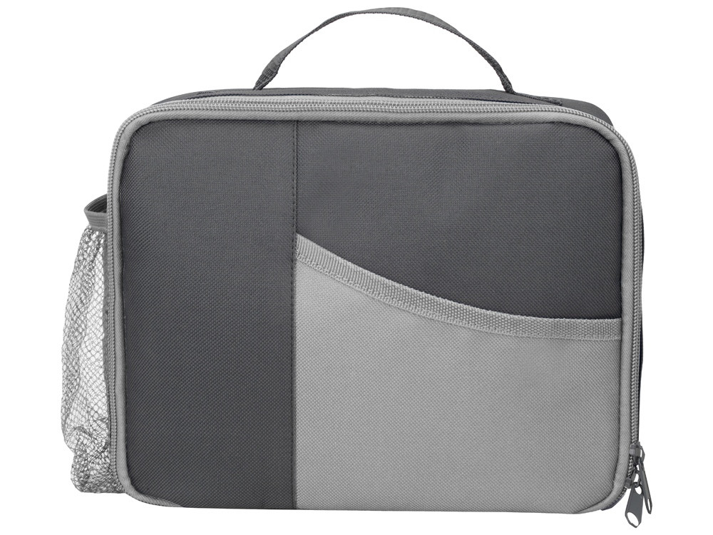 Изотермическая сумка-холодильник Breeze для ланч-бокса, серый/серый - фото 4 - id-p215145887