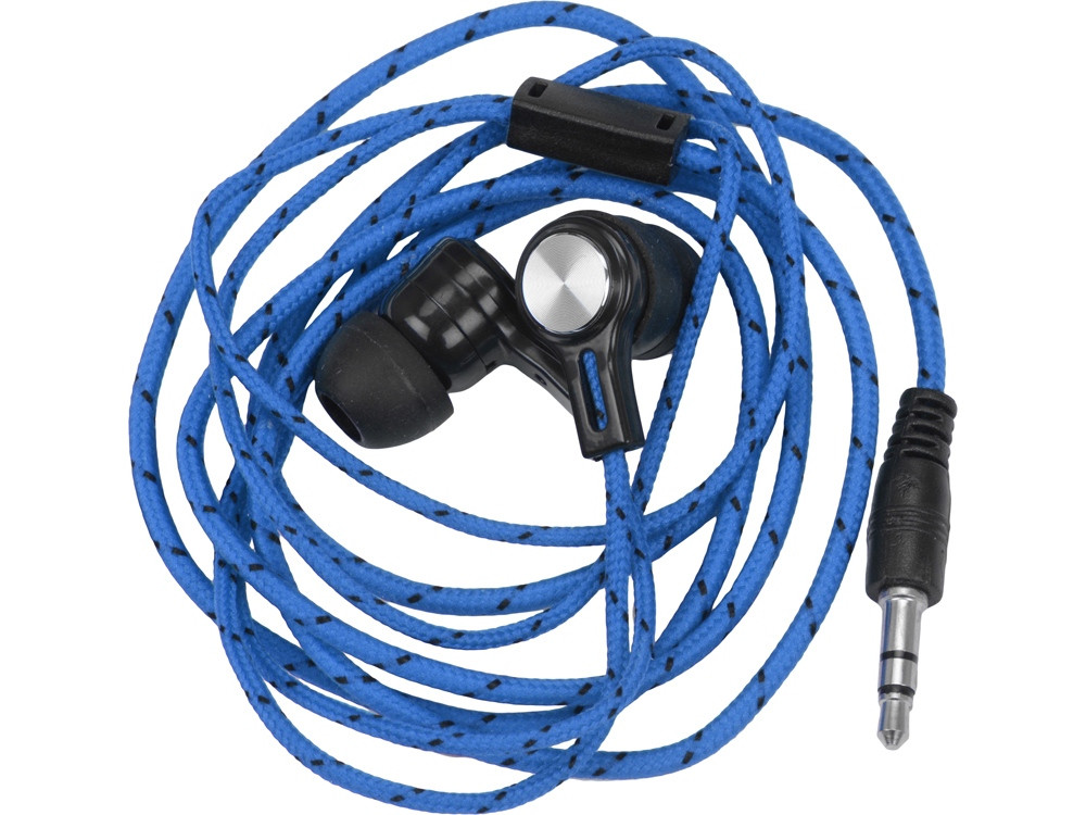 Набор с наушниками и зарядным кабелем 3-в-1 In motion, синий - фото 2 - id-p215147835