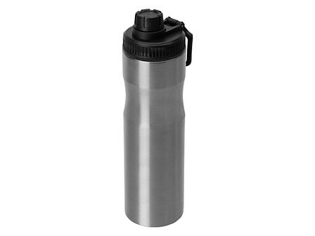 Бутылка для воды Supply Waterline, нерж сталь, 850 мл, серебристый/черный, фото 2