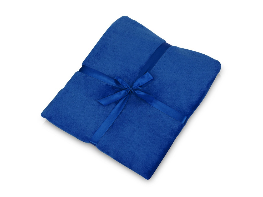 Плед флисовый Natty из переработанного пластика, синий - фото 1 - id-p215148803