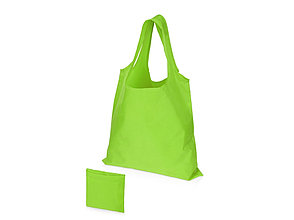 Складная сумка Reviver из переработанного пластика, зеленое яблоко, фото 2