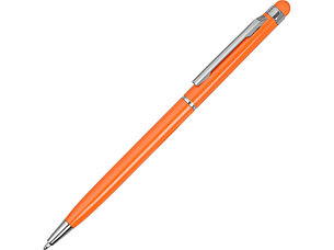 Ручка-стилус металлическая шариковая Jucy, оранжевый, фото 2