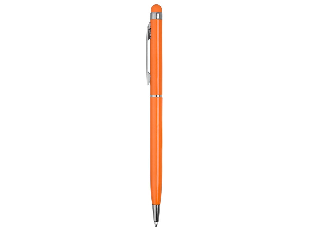 Ручка-стилус металлическая шариковая Jucy, оранжевый - фото 3 - id-p215147869