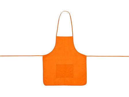 Фартук, оранжевый, плотность 80г/м2, фото 2