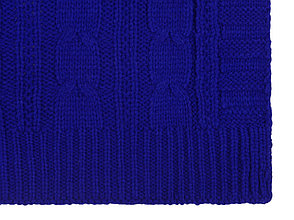 Плед акриловый Braid NEW, темно-синий, фото 2