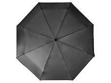 Зонт складной Columbus, механический, 3 сложения, с чехлом, черный, фото 3