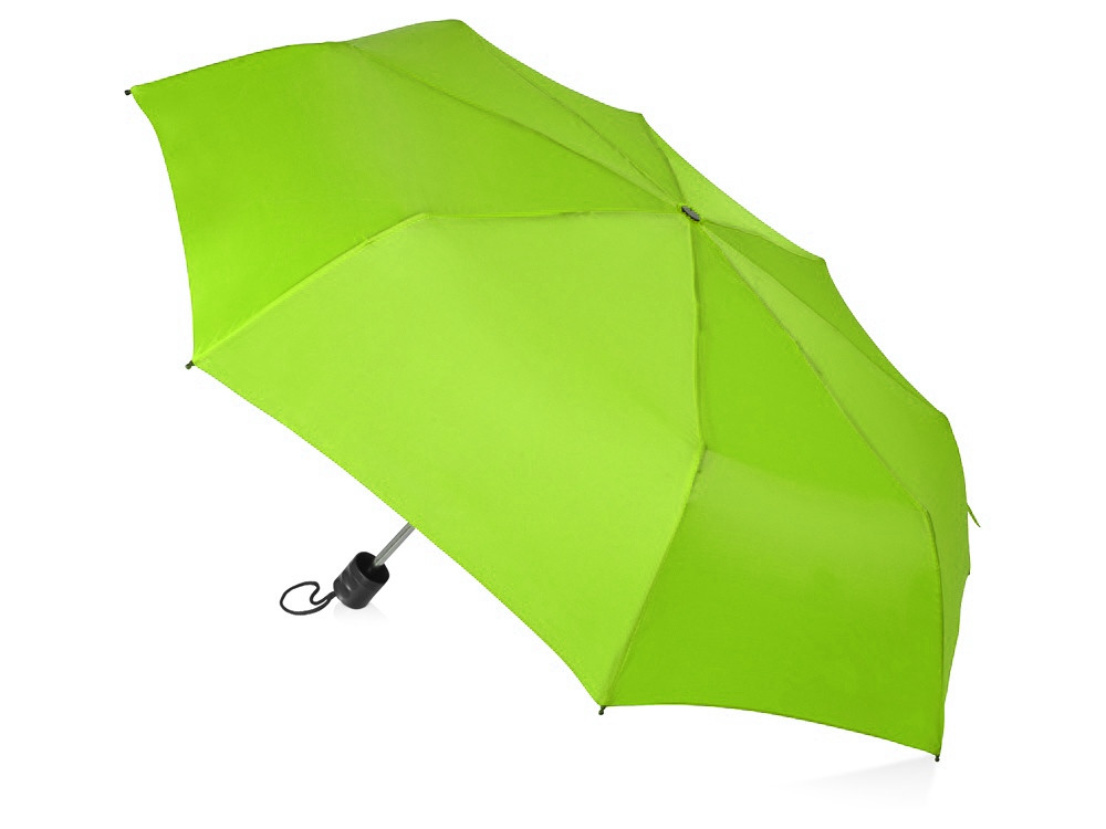 Зонт складной Columbus, механический, 3 сложения, с чехлом, зеленое яблоко - фото 2 - id-p215146934