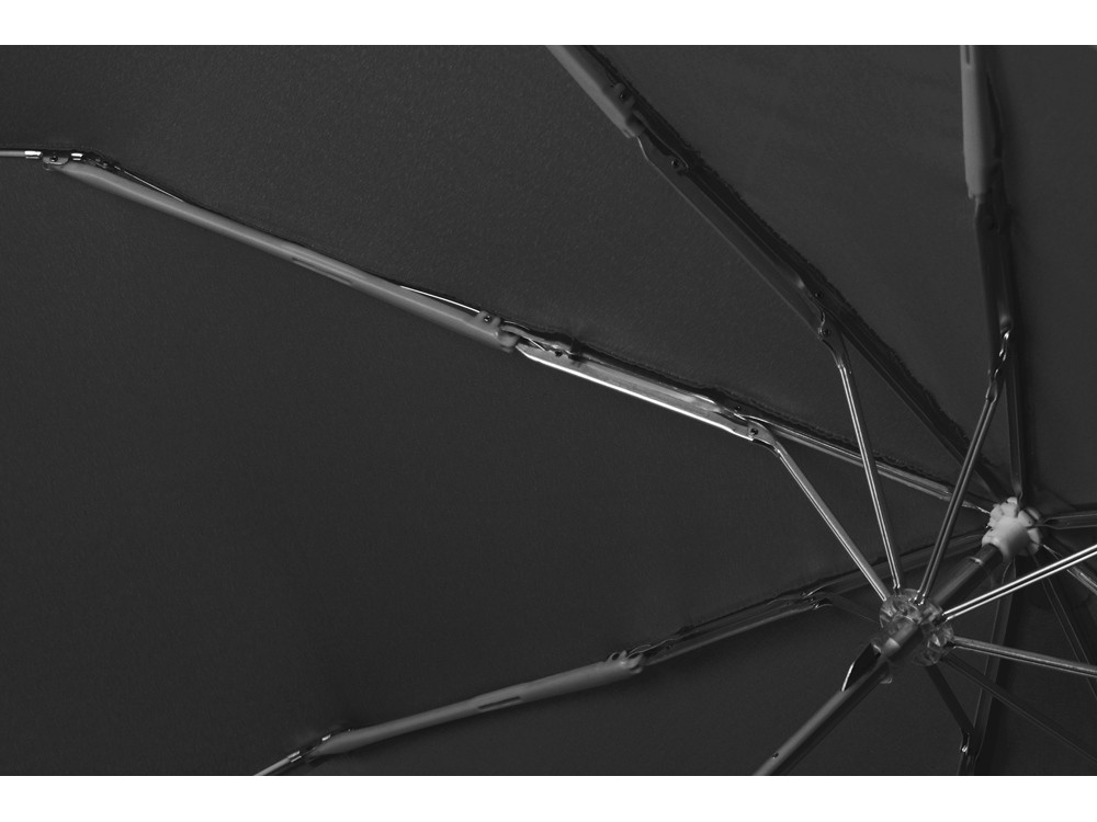 Зонт складной Tempe, механический, 3 сложения, с чехлом, черный - фото 7 - id-p215146936