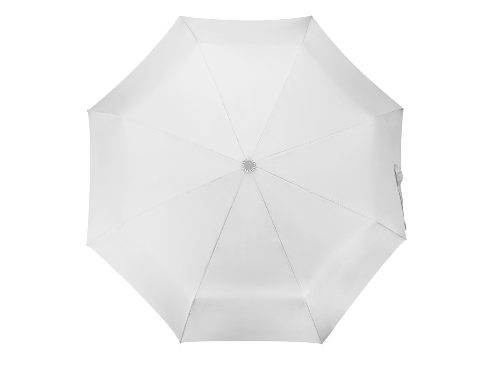 Зонт складной Tempe, механический, 3 сложения, с чехлом, белый - фото 6 - id-p215146937