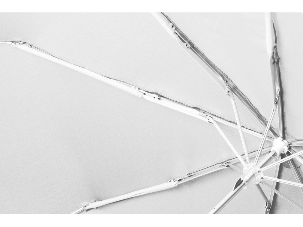 Зонт складной Tempe, механический, 3 сложения, с чехлом, белый - фото 7 - id-p215146937
