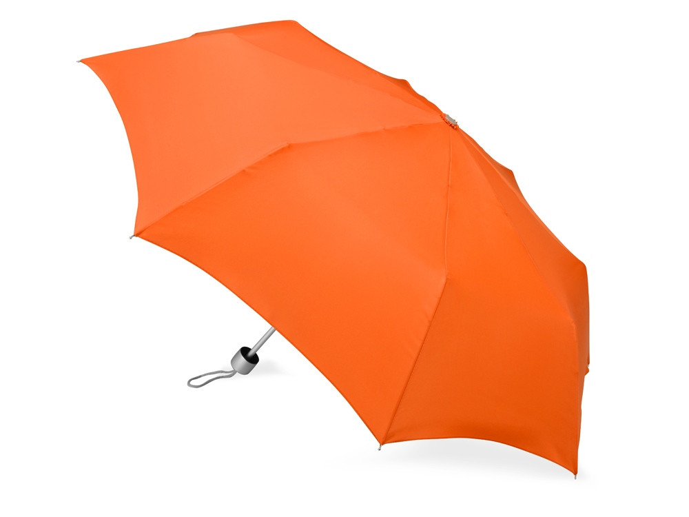 Зонт складной Tempe, механический, 3 сложения, с чехлом, оранжевый - фото 2 - id-p215146941