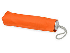 Зонт складной Tempe, механический, 3 сложения, с чехлом, оранжевый, фото 3
