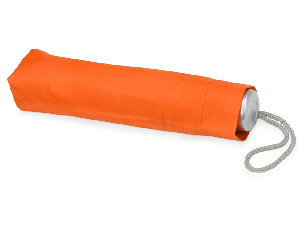 Зонт складной Tempe, механический, 3 сложения, с чехлом, оранжевый - фото 5 - id-p215146941