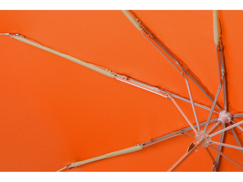 Зонт складной Tempe, механический, 3 сложения, с чехлом, оранжевый - фото 7 - id-p215146941