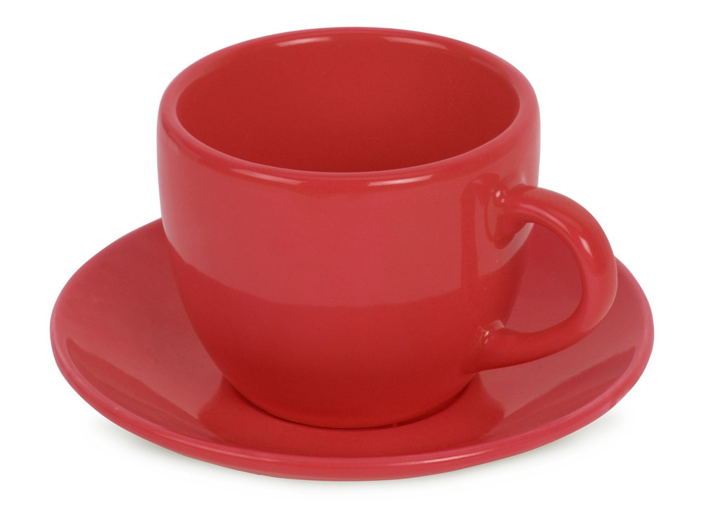 Чайная пара Melissa керамическая, красный (Р) - фото 1 - id-p215148857