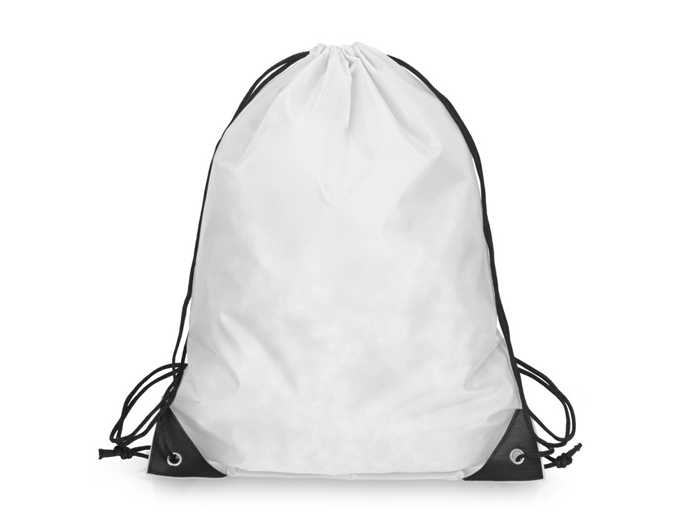 Рюкзак-мешок на шнуровке Reviver из переработанного пластика, белый - фото 2 - id-p215148858