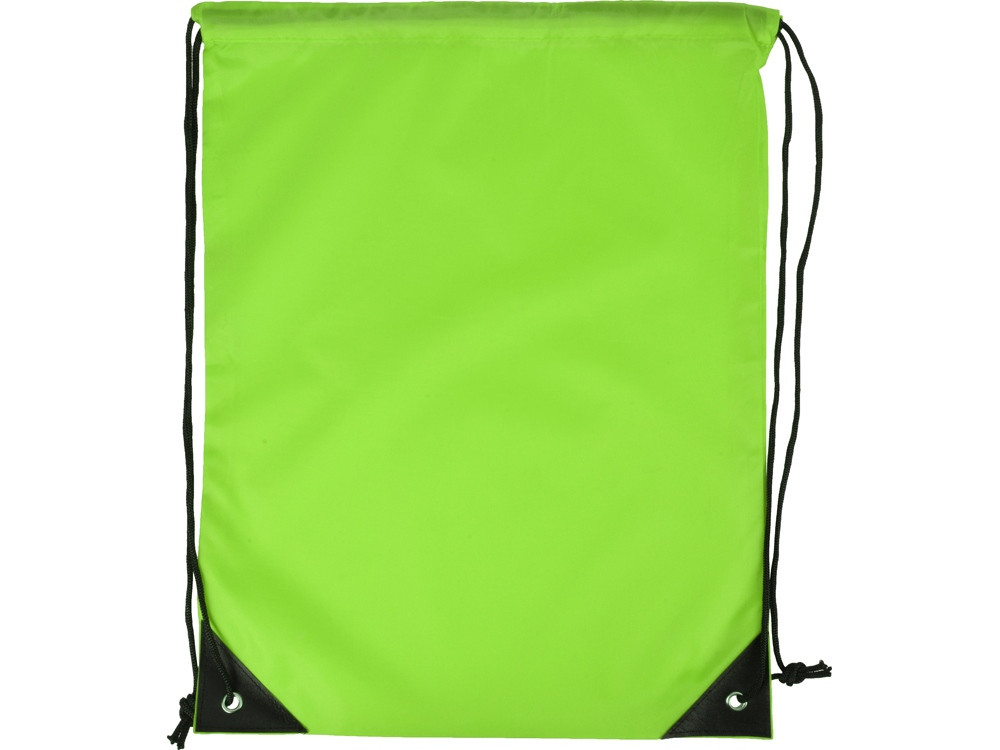 Рюкзак-мешок на шнуровке Reviver из переработанного пластика, зеленое яблоко - фото 3 - id-p215148861